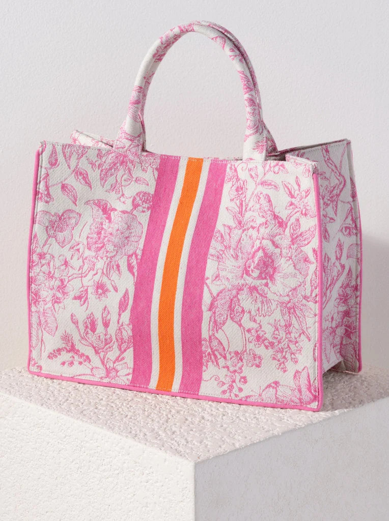 Luma Tote - Pink-130 Accessories-SHIRALEAH-July & June Women's Fashion Boutique Located in San Antonio, Texas