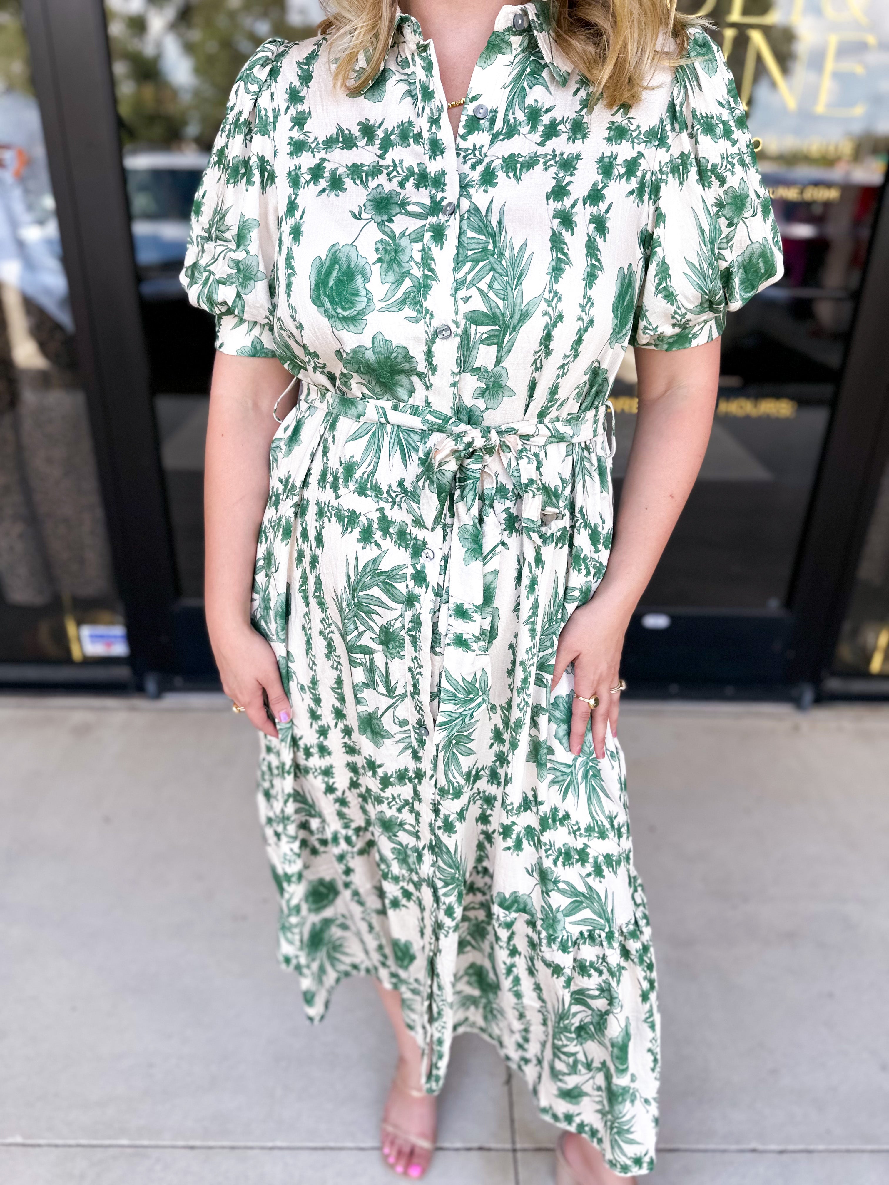 The Juniper Midi Dress-500 Midi-ENTRO-July & June Women's Fashion Boutique Located in San Antonio, Texas