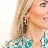 Easton Elle- Paradise Pearl Hoop Earrings - RESTOCK-110 Jewelry & Hair-Easton Elle-July & June Women's Fashion Boutique Located in San Antonio, Texas