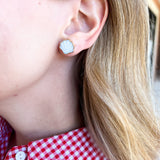 Easton Elle - Shell Shaped Stud Earrings-110 Jewelry & Hair-Easton Elle-July & June Women's Fashion Boutique Located in San Antonio, Texas