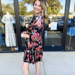 The Bold Paisley Mini Dress-500 Midi-JODIFL-July & June Women's Fashion Boutique Located in San Antonio, Texas