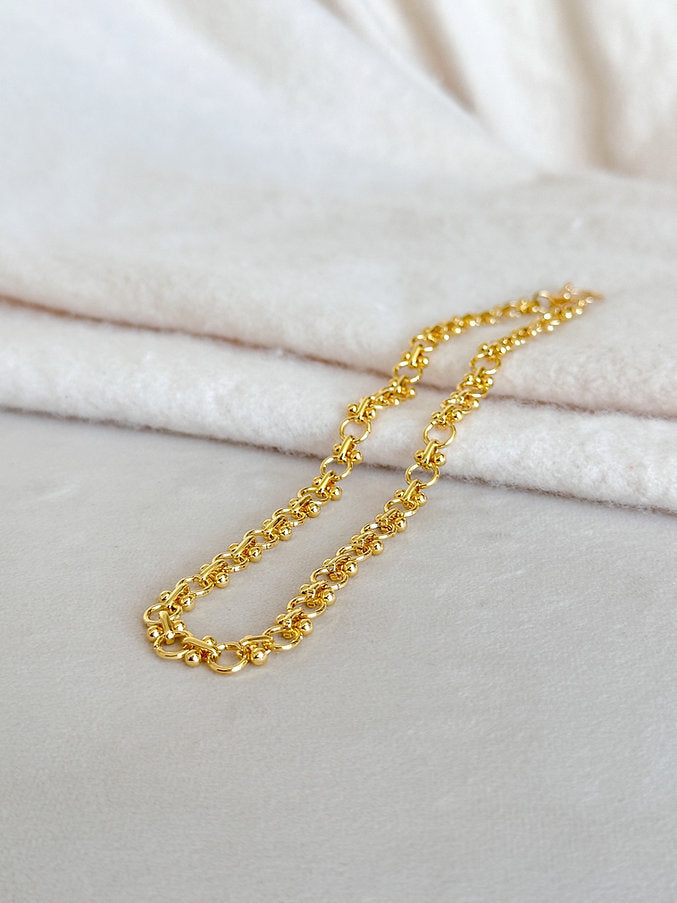 Easton Elle - Loop Necklace Chain-110 Jewelry & Hair-Easton Elle-July & June Women's Fashion Boutique Located in San Antonio, Texas
