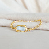 Stretchy Beam Pearl Bracelet - Easton Elle-110 Jewelry & Hair-Easton Elle-July & June Women's Fashion Boutique Located in San Antonio, Texas