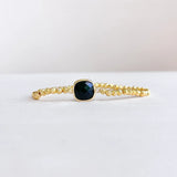 Easton Elle - Stretch Beam Bracelet - Black-110 Jewelry & Hair-Easton Elle-July & June Women's Fashion Boutique Located in San Antonio, Texas