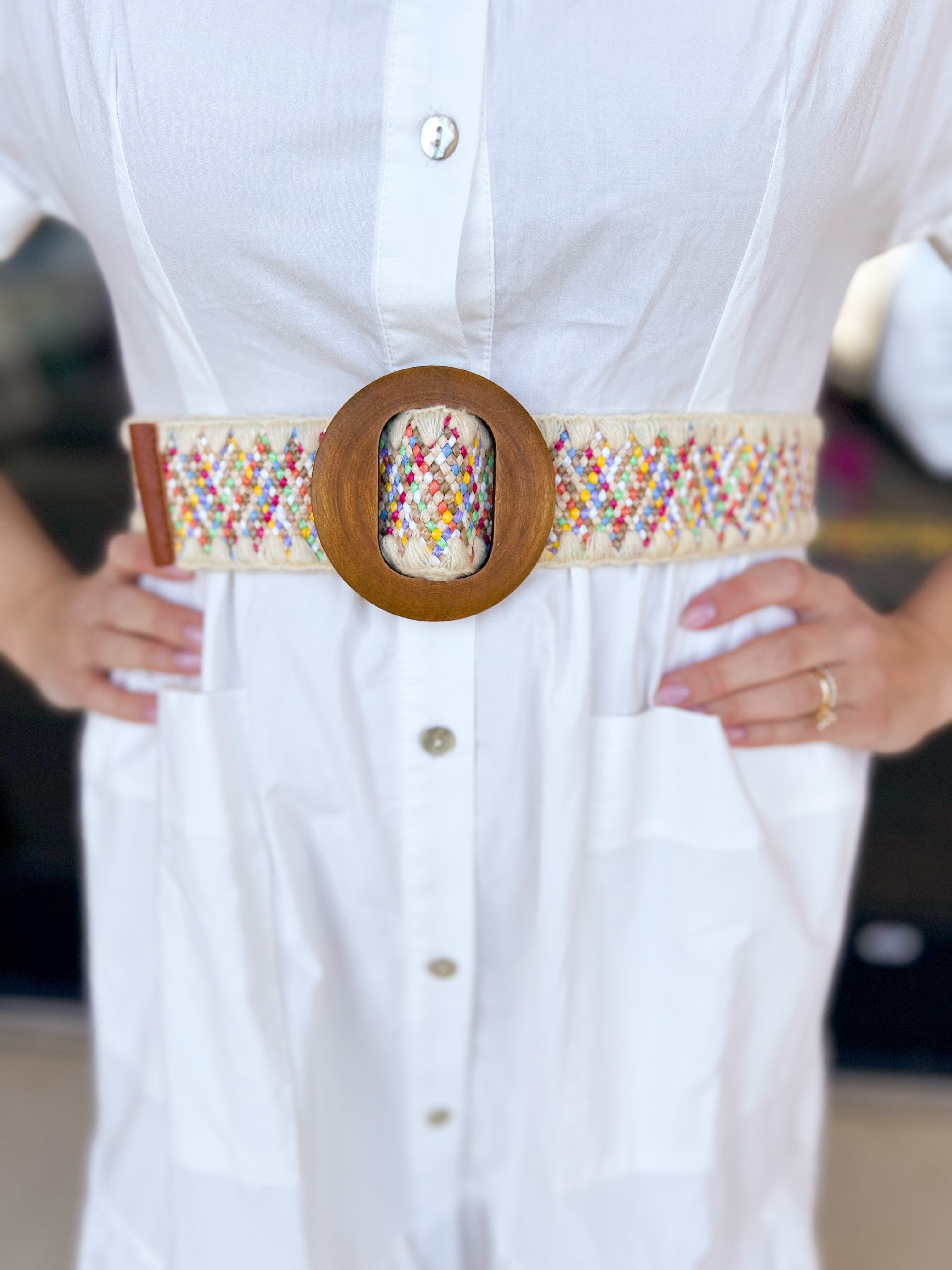 Kyra Belt - Multi - 2 Sizes-130 Accessories-SHIRALEAH-July & June Women's Fashion Boutique Located in San Antonio, Texas
