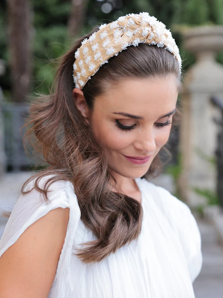Chifley Knotted Headband - Ivory-110 Jewelry & Hair-SHIRALEAH-July & June Women's Fashion Boutique Located in San Antonio, Texas