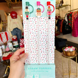 SWIG - Classic Nutcracker Straw Topper Set-140 Gifts + Home-SWIG-July & June Women's Fashion Boutique Located in San Antonio, Texas