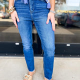 Vervet - Super High Rise Stretch Slim Straight Jeans-400 Pants-VEVERT BY FLYING MONKEY-July & June Women's Fashion Boutique Located in San Antonio, Texas