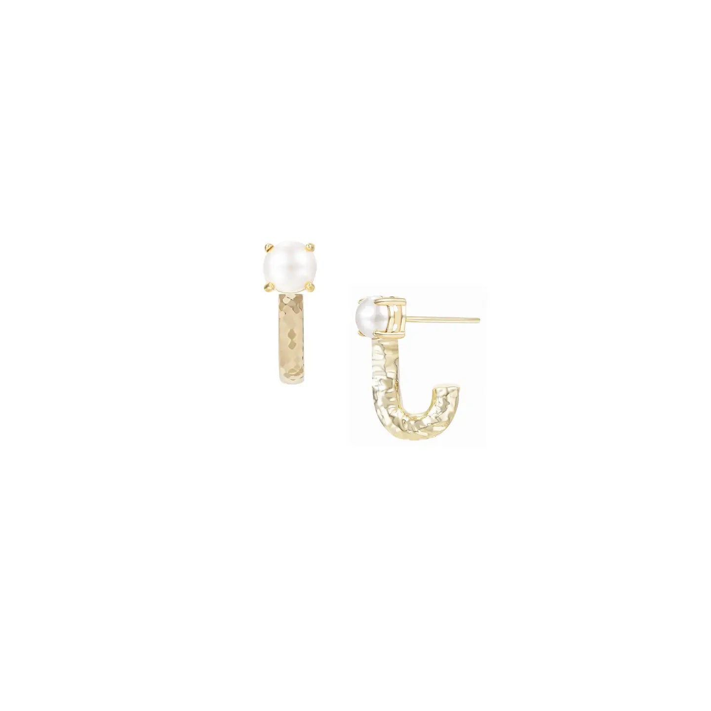 Natalie Wood - Solaris Mini Stud Earrings in Pearl-110 Jewelry & Hair-Natalie Wood-July & June Women's Fashion Boutique Located in San Antonio, Texas