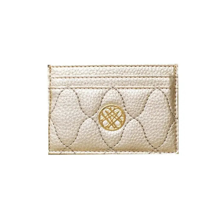 Natalie Wood - Grace Card Holder in Gold Metallic-July & June Women's Boutique-July & June Women's Fashion Boutique Located in San Antonio, Texas