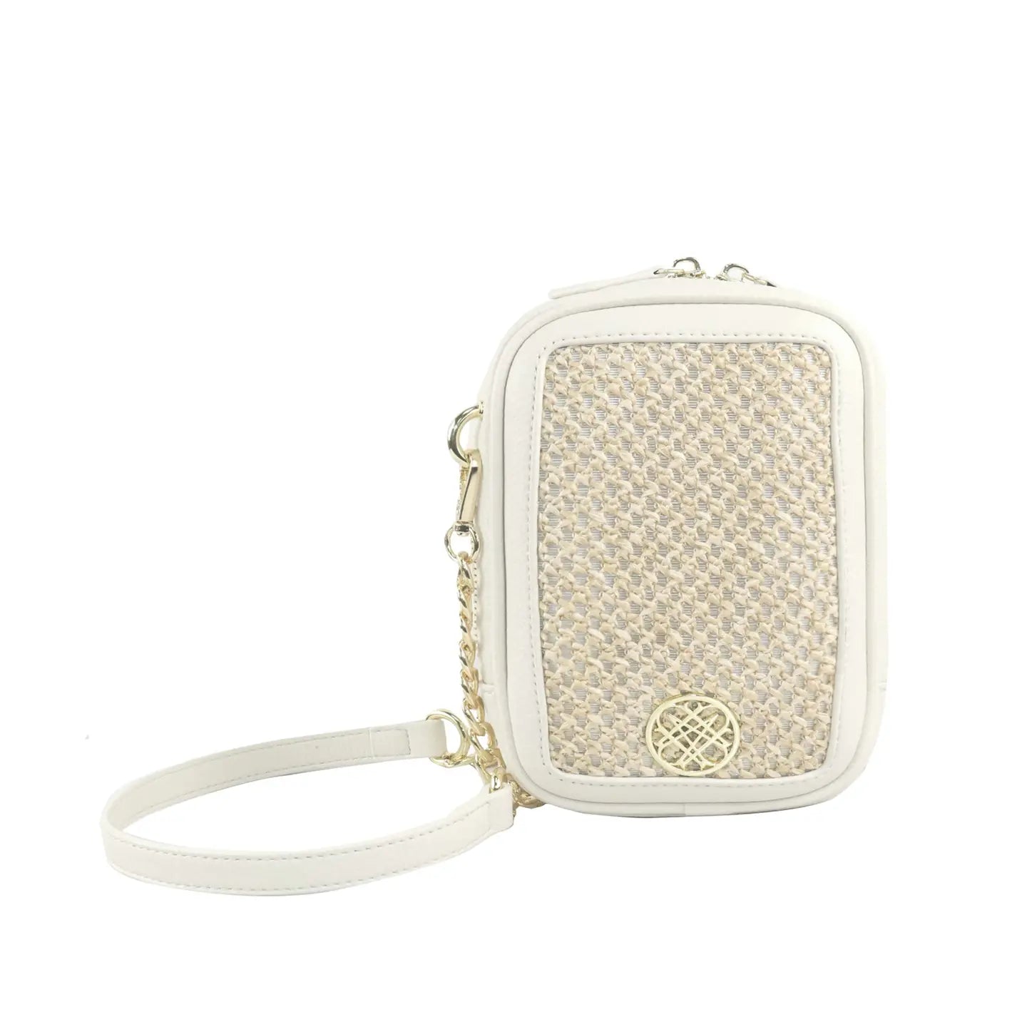 Natalie Wood - Grace Crossbody in Cream/Straw-130 Accessories-Natalie Wood-July & June Women's Fashion Boutique Located in San Antonio, Texas