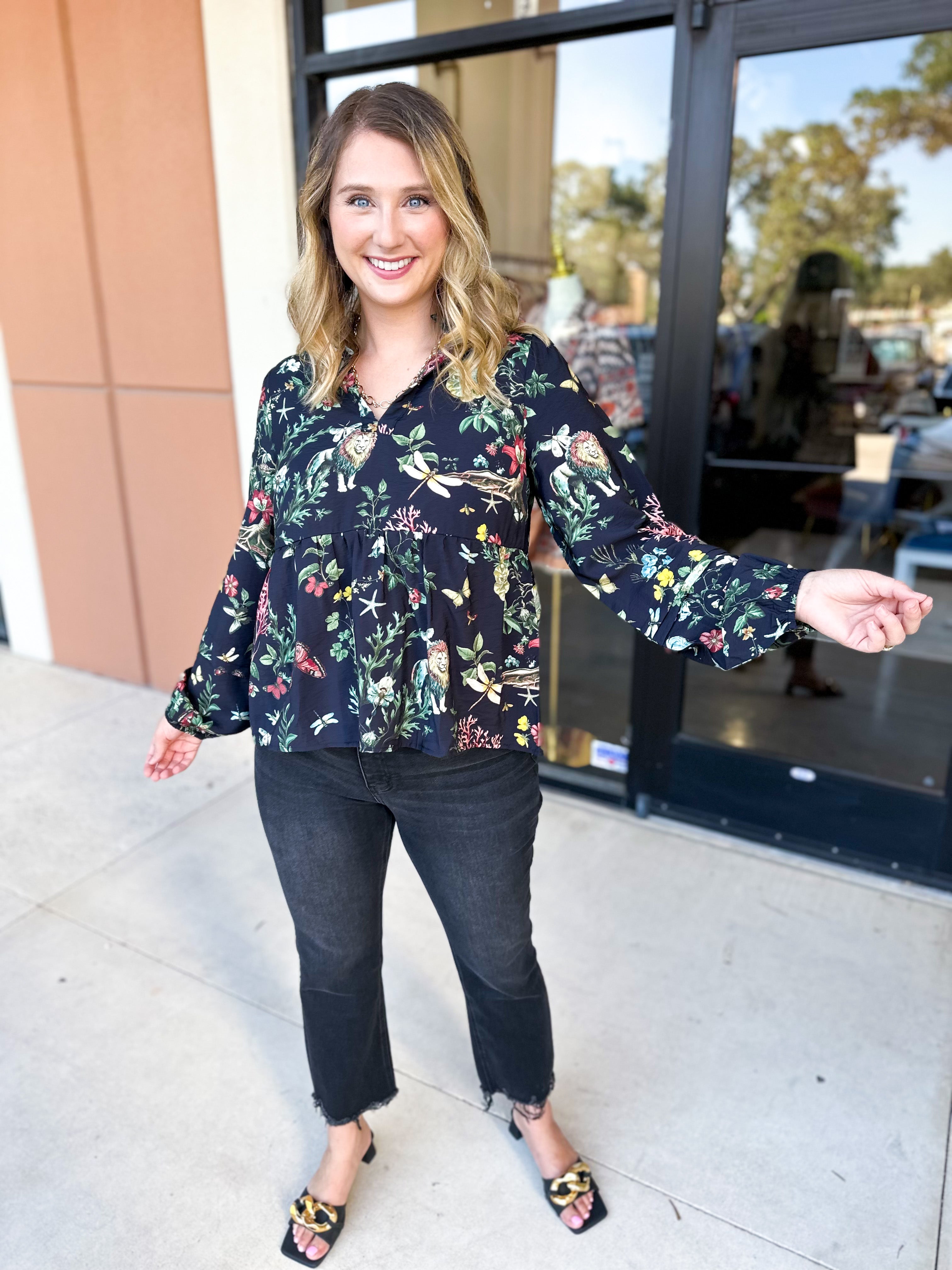 Full of Wonder Blouse-200 Fashion Blouses-FATE-July & June Women's Fashion Boutique Located in San Antonio, Texas