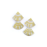 Sunshine Tienda - Metallic Double Tile-110 Jewelry & Hair-Sunshine Tienda-July & June Women's Fashion Boutique Located in San Antonio, Texas