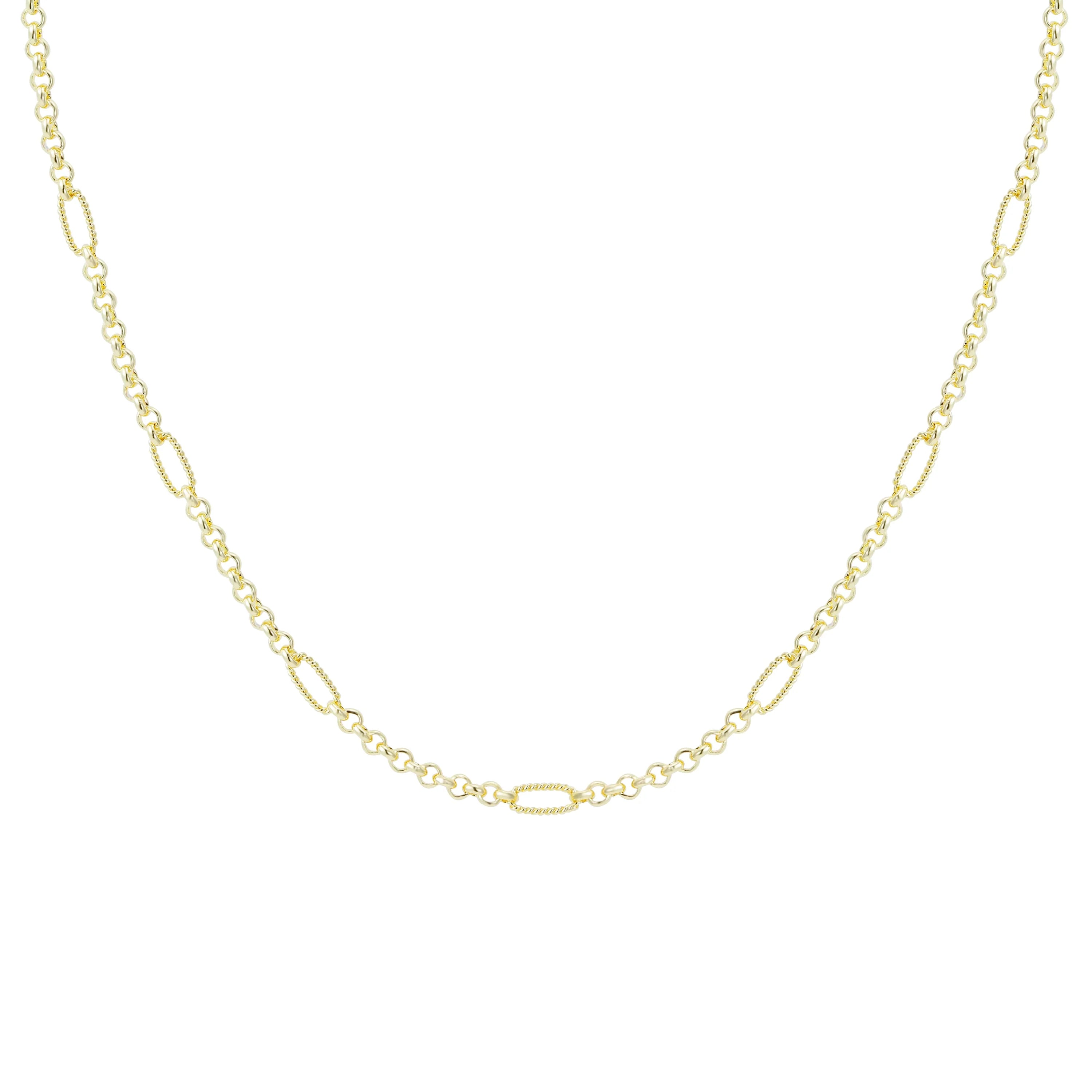 Natalie Wood - Eclipse Layering Chain Gold-110 Jewelry & Hair-Natalie Wood-July & June Women's Fashion Boutique Located in San Antonio, Texas
