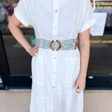 Camille Belt - Blue - 2 Sizes-130 Accessories-SHIRALEAH-July & June Women's Fashion Boutique Located in San Antonio, Texas
