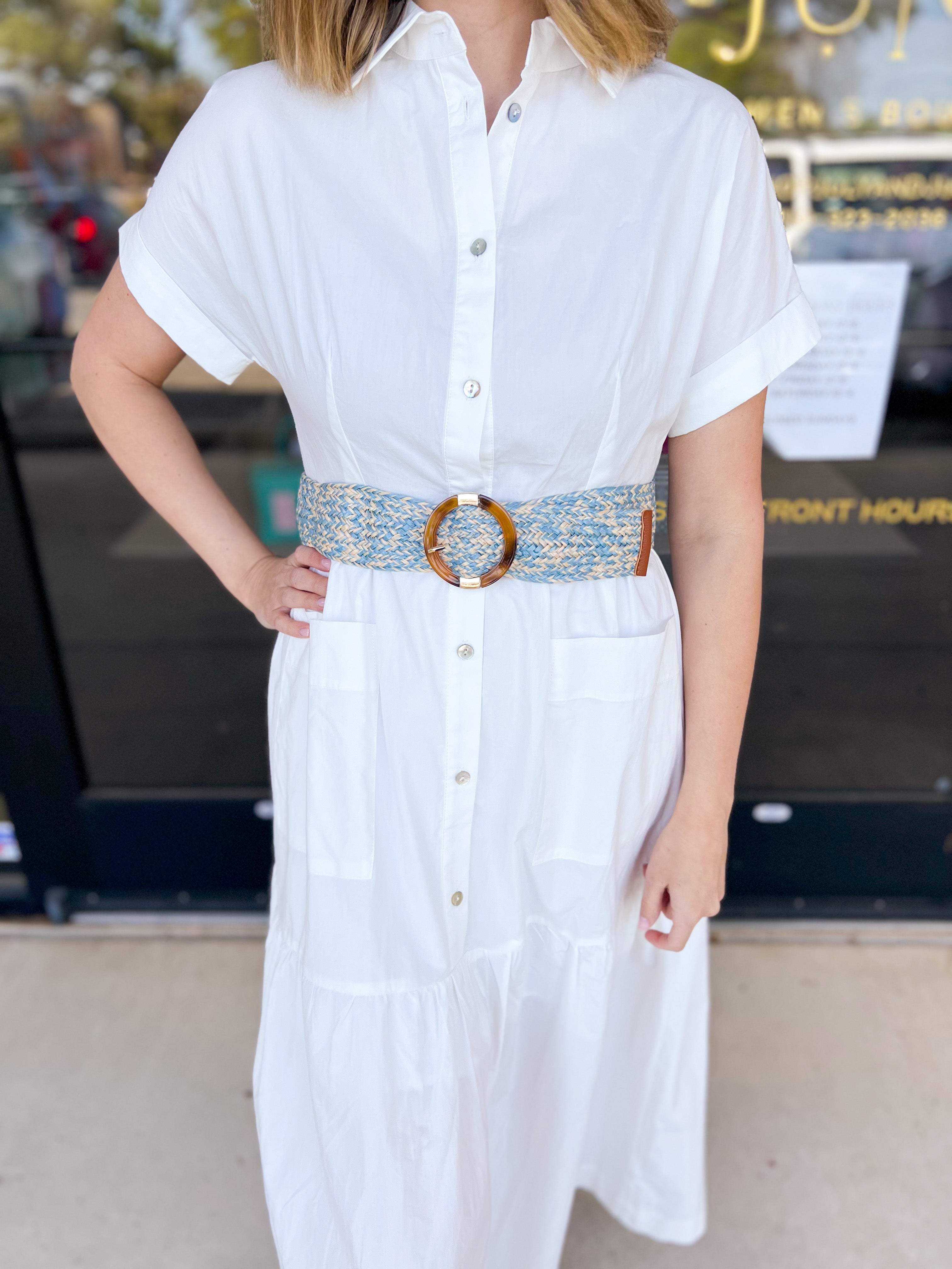 Camille Belt - Blue - 2 Sizes-130 Accessories-SHIRALEAH-July & June Women's Fashion Boutique Located in San Antonio, Texas