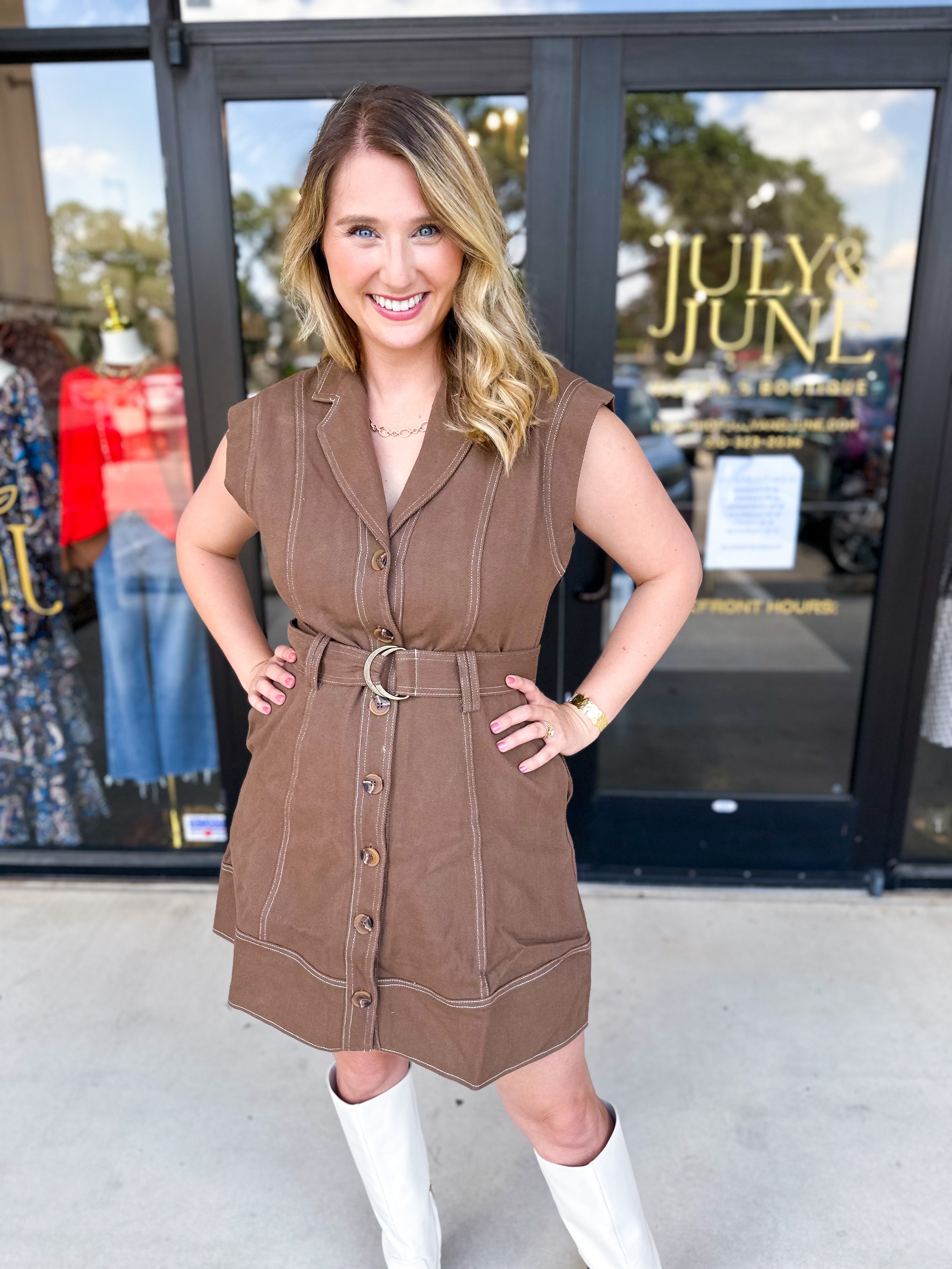 The Arden Mini Dress-510 Mini-ENTRO-July & June Women's Fashion Boutique Located in San Antonio, Texas