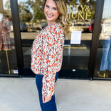 Harvest Floral Quilted Jacket-600 Outerwear-FATE-July & June Women's Fashion Boutique Located in San Antonio, Texas