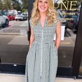 Life's A Picnic Midi Dress - Forrest-500 Midi-ENTRO-July & June Women's Fashion Boutique Located in San Antonio, Texas