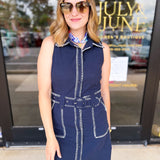 Scarf Necklace - The Stephanie-110 Jewelry & Hair-HART DESIGNS-July & June Women's Fashion Boutique Located in San Antonio, Texas