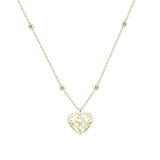 Natalie Wood - Believer Heart Necklace in Gold-110 Jewelry & Hair-Natalie Wood-July & June Women's Fashion Boutique Located in San Antonio, Texas