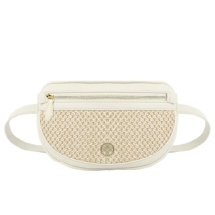 Natalie Wood - Grace Belt Bag in Straw-130 Accessories-Natalie Wood-July & June Women's Fashion Boutique Located in San Antonio, Texas