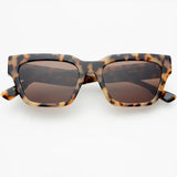 FREYRS - Hayden Acetate Unisex Rectangular Sunglasses - Milky Tortoise-130 ACCESSORIES-FREYRS-July & June Women's Fashion Boutique Located in San Antonio, Texas
