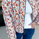 Harvest Floral Quilted Jacket-600 Outerwear-FATE-July & June Women's Fashion Boutique Located in San Antonio, Texas
