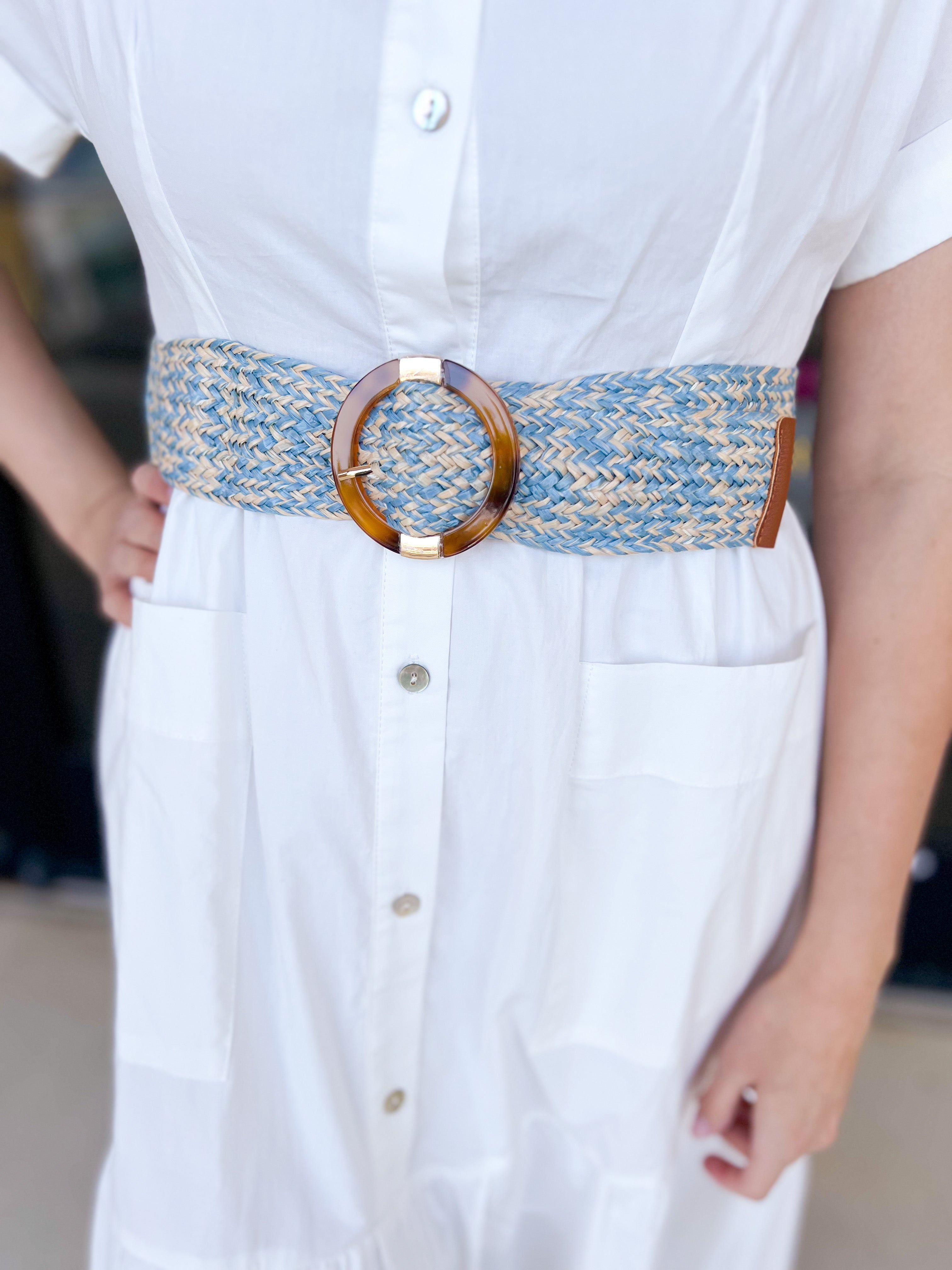 Camille Belt - Blue - 2 Sizes-130 Accessories-SHIRALEAH-July & June Women's Fashion Boutique Located in San Antonio, Texas