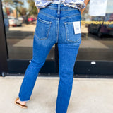 Vervet - Super High Rise Stretch Slim Straight Jeans-400 Pants-VEVERT BY FLYING MONKEY-July & June Women's Fashion Boutique Located in San Antonio, Texas
