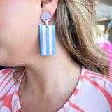 Sunshine Tienda - Blue Tide Cabana Earrings-110 Jewelry & Hair-Sunshine Tienda-July & June Women's Fashion Boutique Located in San Antonio, Texas