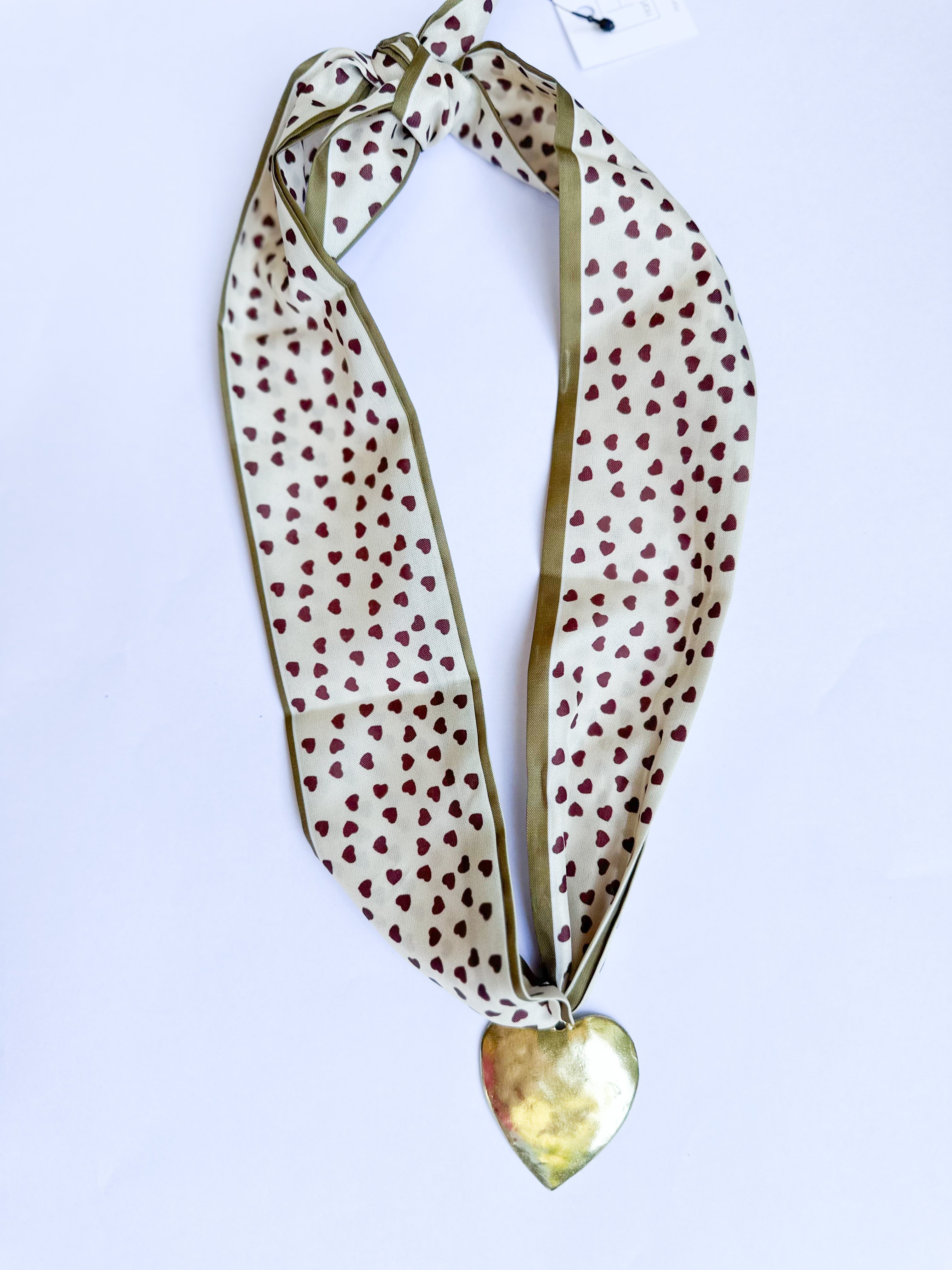 Scarf Necklace - The Heart Lover-110 Jewelry & Hair-HART DESIGNS-July & June Women's Fashion Boutique Located in San Antonio, Texas