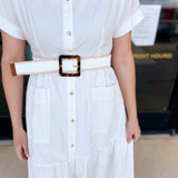 Yara Belt - White - 2 Sizes-130 Accessories-SHIRALEAH-July & June Women's Fashion Boutique Located in San Antonio, Texas