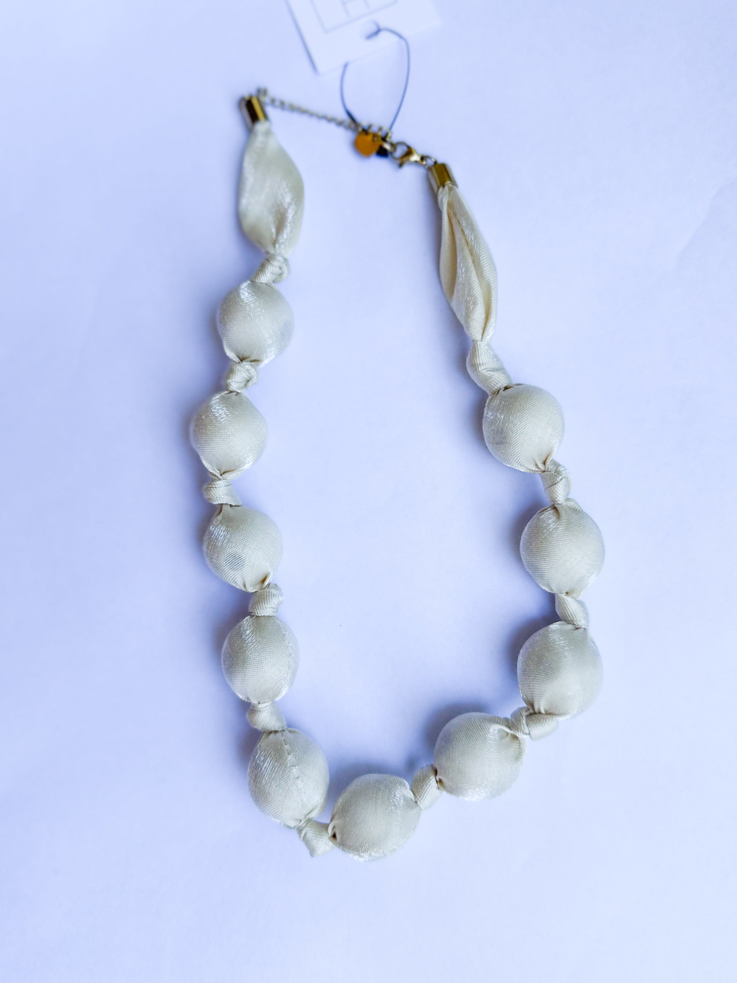 Bubble Necklace - Cream-110 Jewelry & Hair-HART DESIGNS-July & June Women's Fashion Boutique Located in San Antonio, Texas