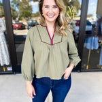 The Courtney Blouse-200 Fashion Blouses-ABLE-July & June Women's Fashion Boutique Located in San Antonio, Texas