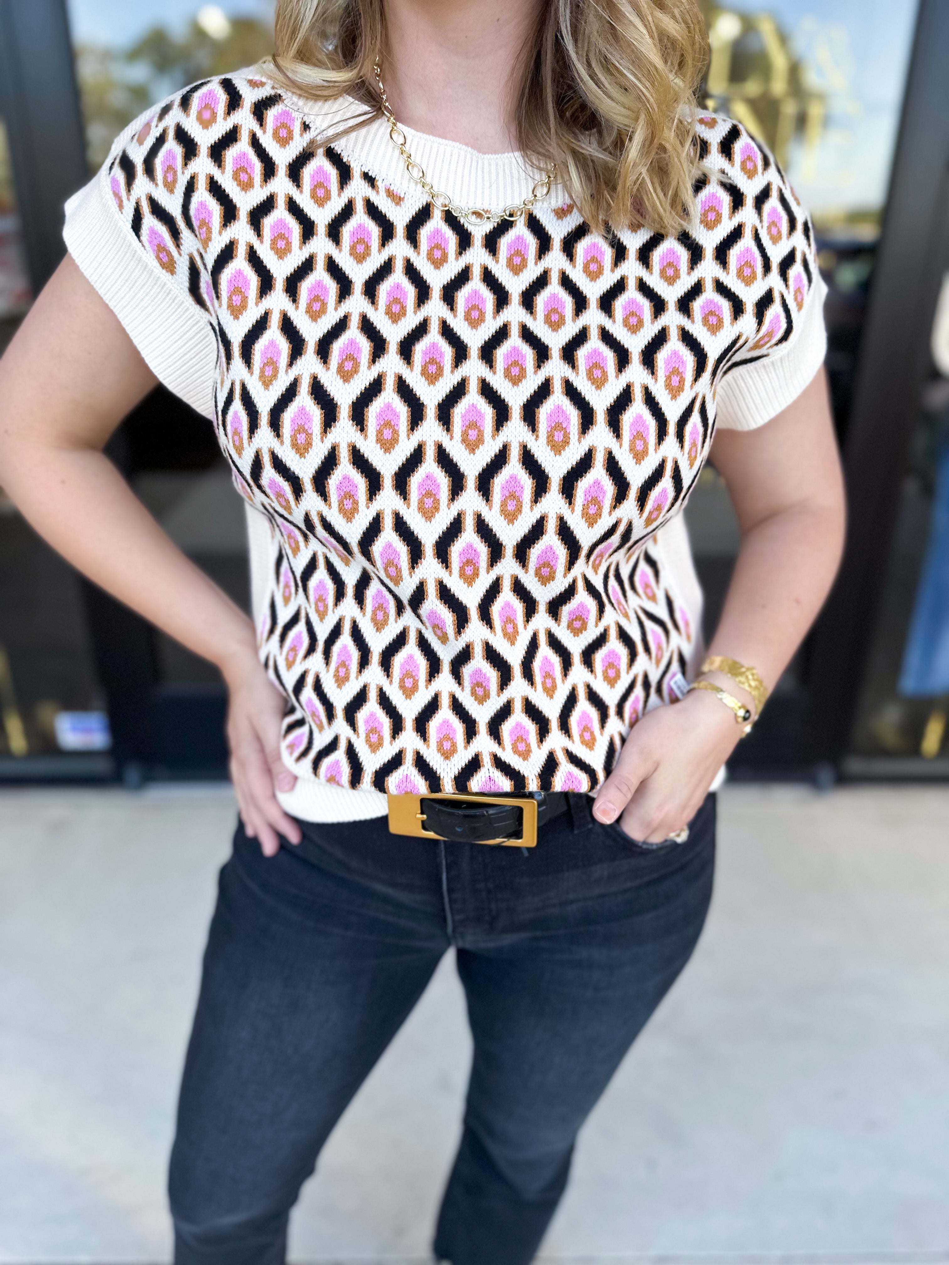 THML - Sloane Sweater Vest-230 Sweaters/Cardis-THML-July & June Women's Fashion Boutique Located in San Antonio, Texas