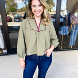 The Courtney Blouse-200 Fashion Blouses-ABLE-July & June Women's Fashion Boutique Located in San Antonio, Texas
