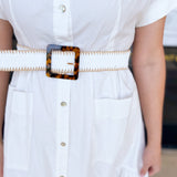 Yara Belt - White - 2 Sizes-130 Accessories-SHIRALEAH-July & June Women's Fashion Boutique Located in San Antonio, Texas