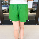 The Everyday Elevated Short - Kelly Green-410 Shorts/Skirts-PINCH-July & June Women's Fashion Boutique Located in San Antonio, Texas