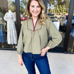 The Courtney Blouse-200 Fashion Blouses-ABLE-July & June Women's Fashion Boutique Located in San Antonio, Texas