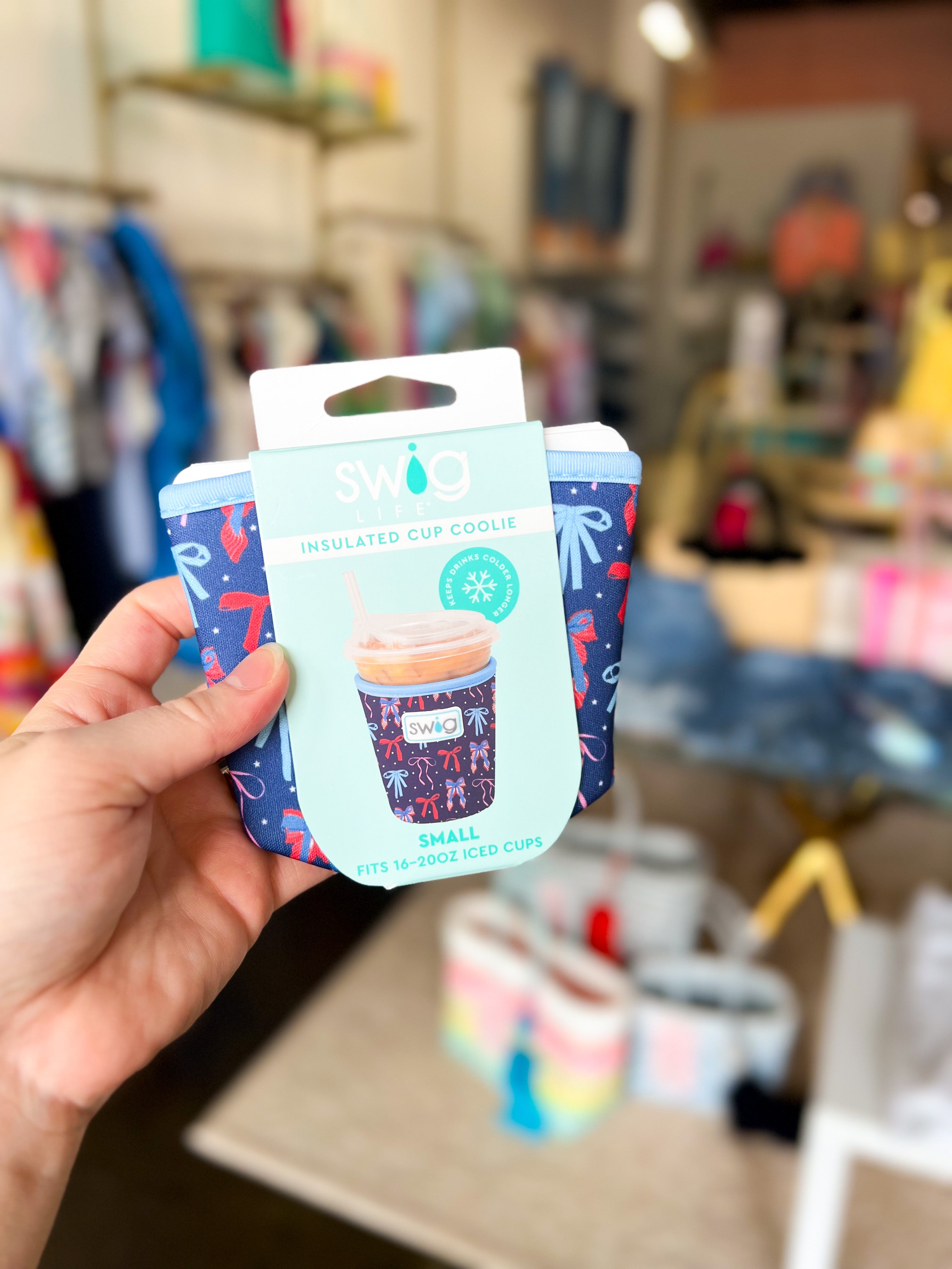 SWIG - Miss Independence Iced Cup Coolie - Small-140 Gifts + Home-SWIG-July & June Women's Fashion Boutique Located in San Antonio, Texas