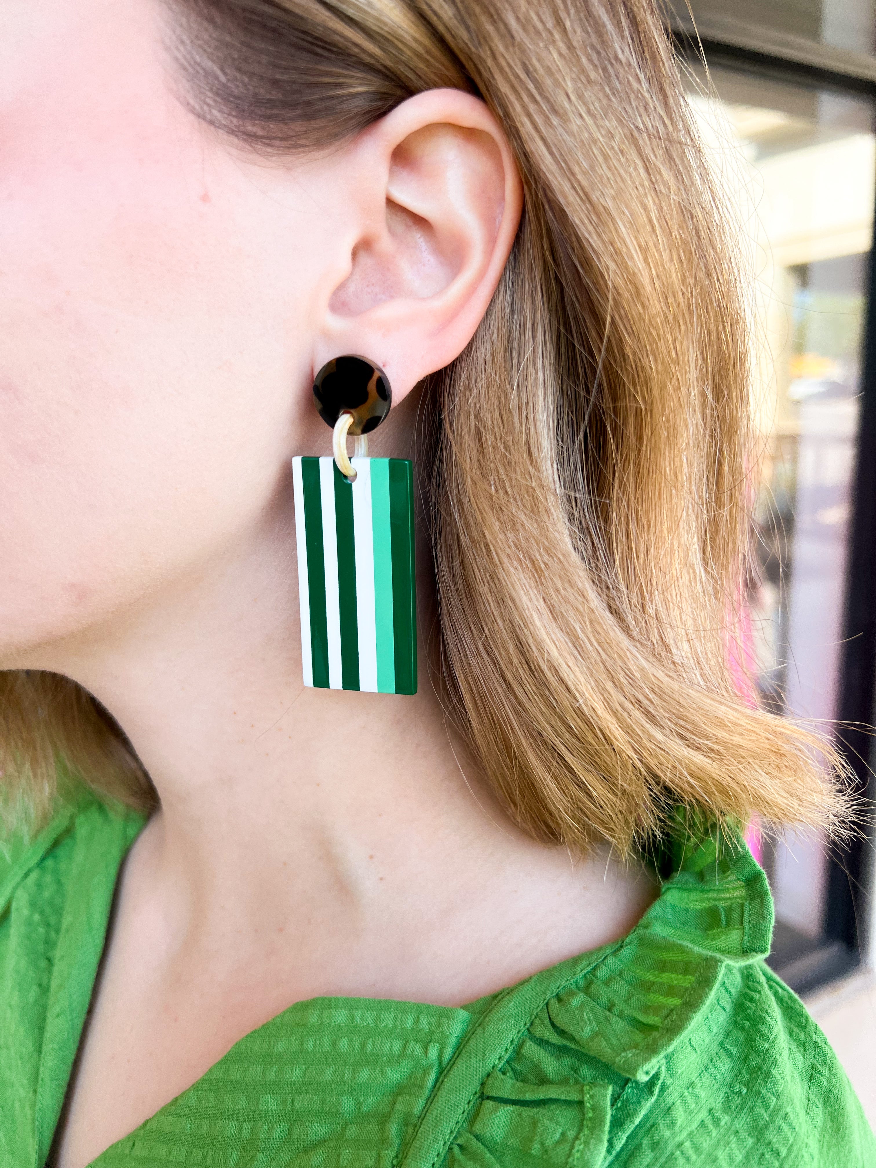 Sunshine Tienda - Seagrass Cabana Earrings-110 Jewelry & Hair-Sunshine Tienda-July & June Women's Fashion Boutique Located in San Antonio, Texas