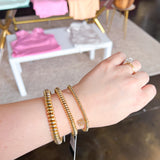 Michelle McDowell - Gold Bracelet - Medium-110 Jewelry & Hair-Michelle McDowell-July & June Women's Fashion Boutique Located in San Antonio, Texas