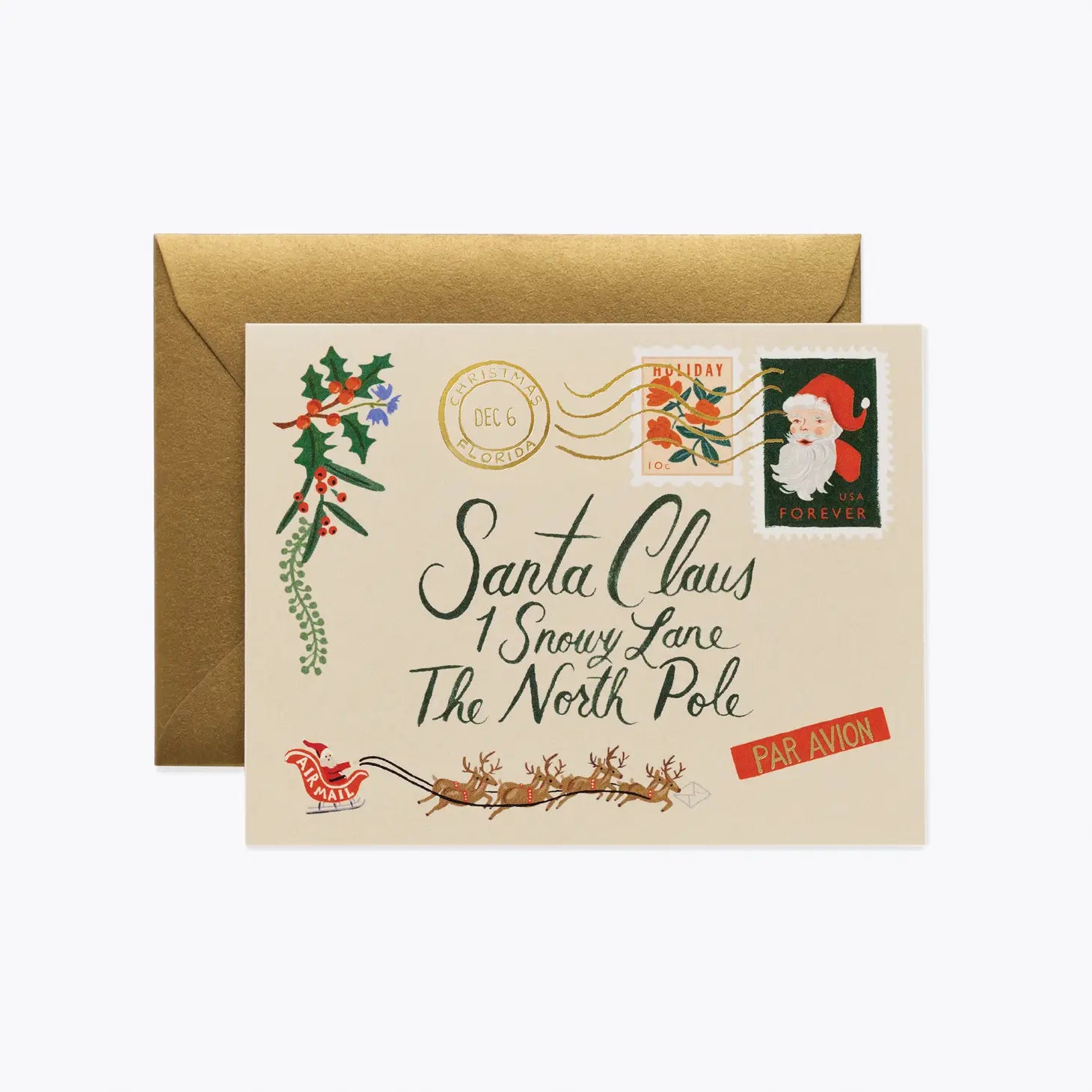 Rifle Paper Co. - Santa Letter Boxed Card Set-140 Gifts + Home-Rifle Paper Co.-July & June Women's Fashion Boutique Located in San Antonio, Texas