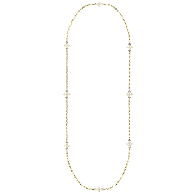 Natalie Wood - Believer Long Cross Necklace Gold-120 Jewelry & Hair-Natalie Wood-July & June Women's Fashion Boutique Located in San Antonio, Texas
