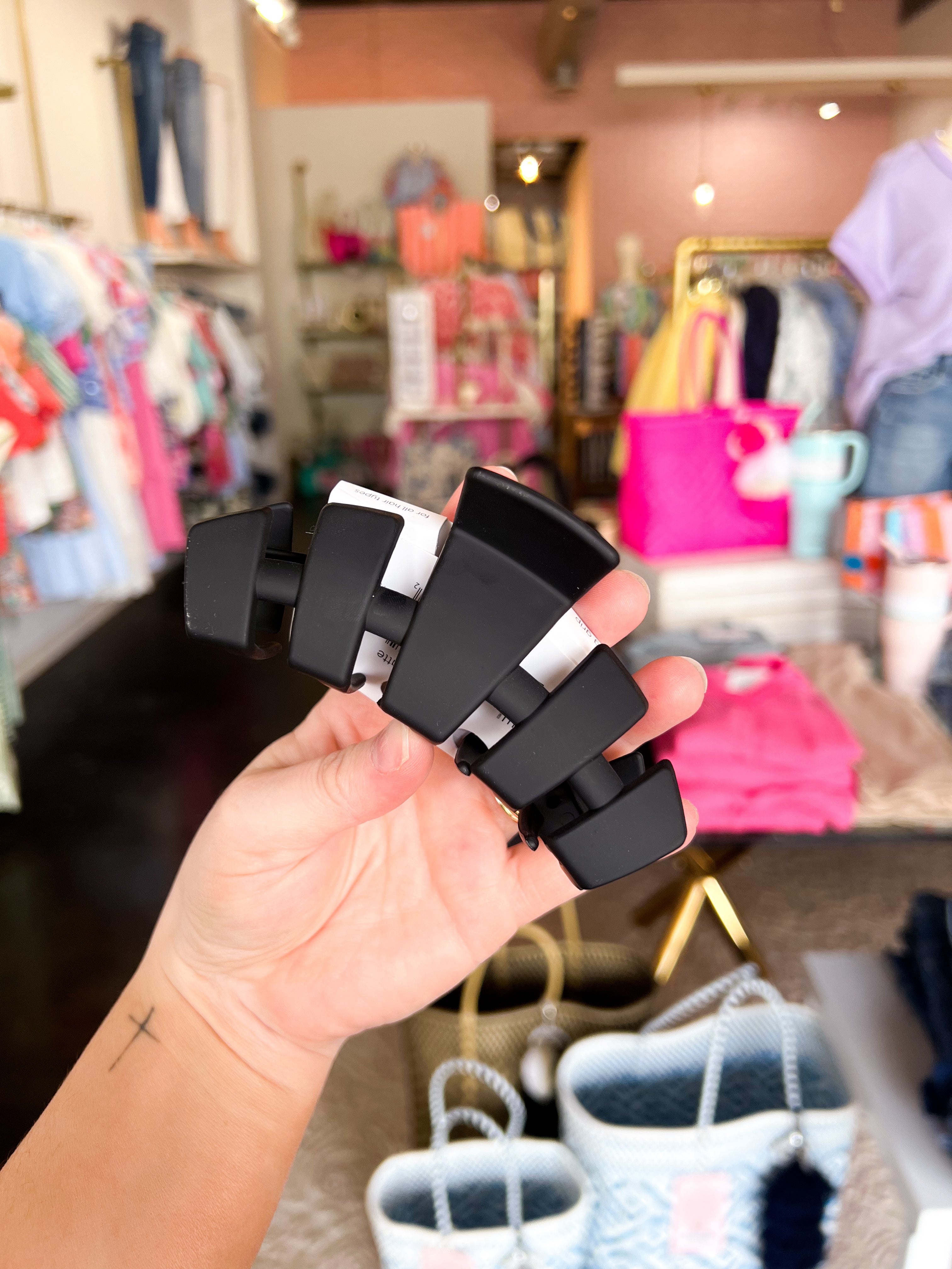 Teleties Hair Claws - Large - Midnight Matte-110 Jewelry & Hair-Teleties-July & June Women's Fashion Boutique Located in San Antonio, Texas