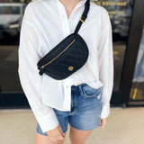 Natalie Wood - Grace Belt Bag in Black-130 Accessories-Natalie Wood-July & June Women's Fashion Boutique Located in San Antonio, Texas