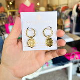 Natalie Wood - Radiant Huggie Earrings in Gold-110 Jewelry & Hair-Natalie Wood-July & June Women's Fashion Boutique Located in San Antonio, Texas