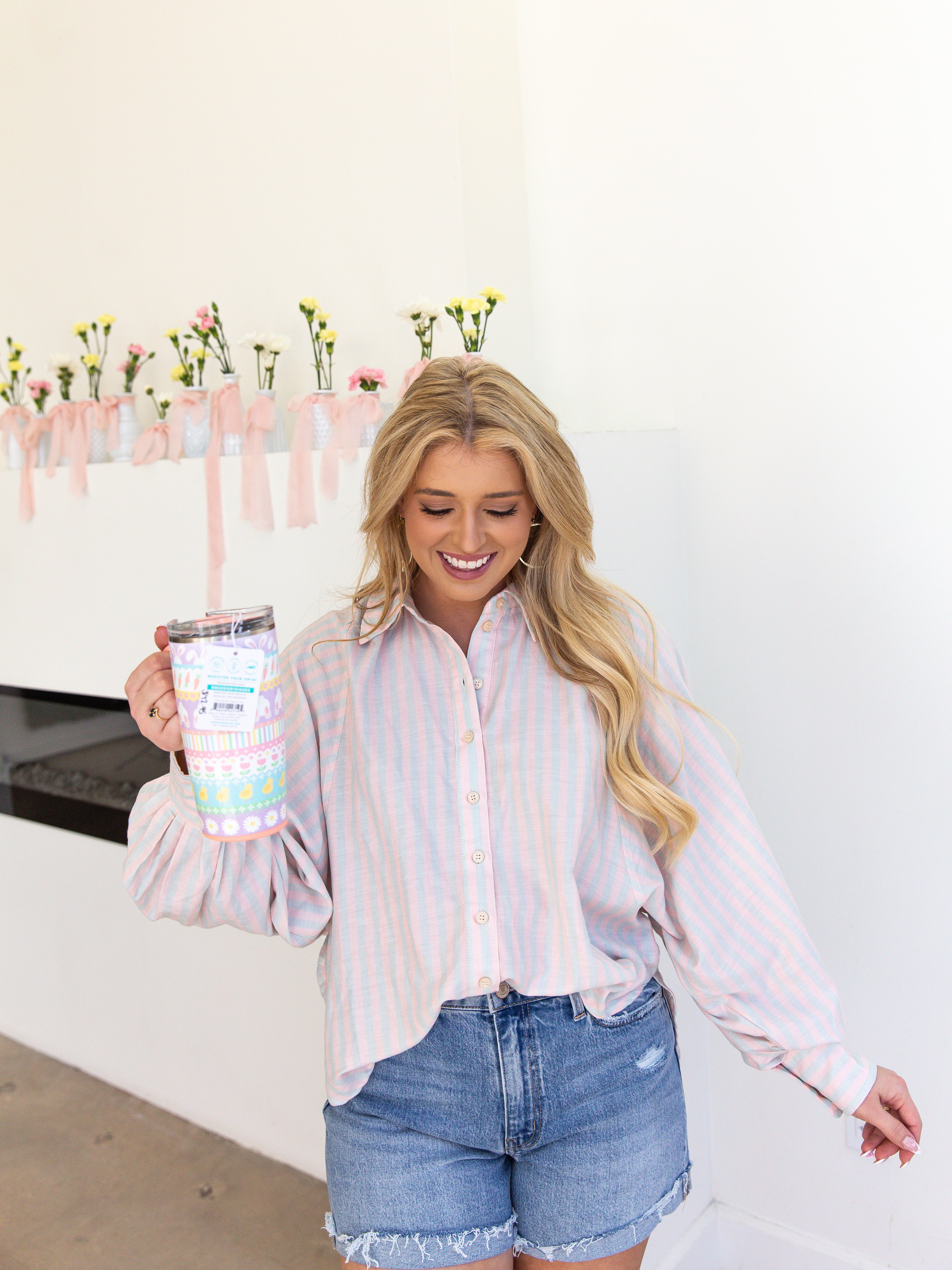 SWIG - Bunny Trails Traveler Mug 22oz-140 - HOME & GIFT-SWIG-July & June Women's Fashion Boutique Located in San Antonio, Texas