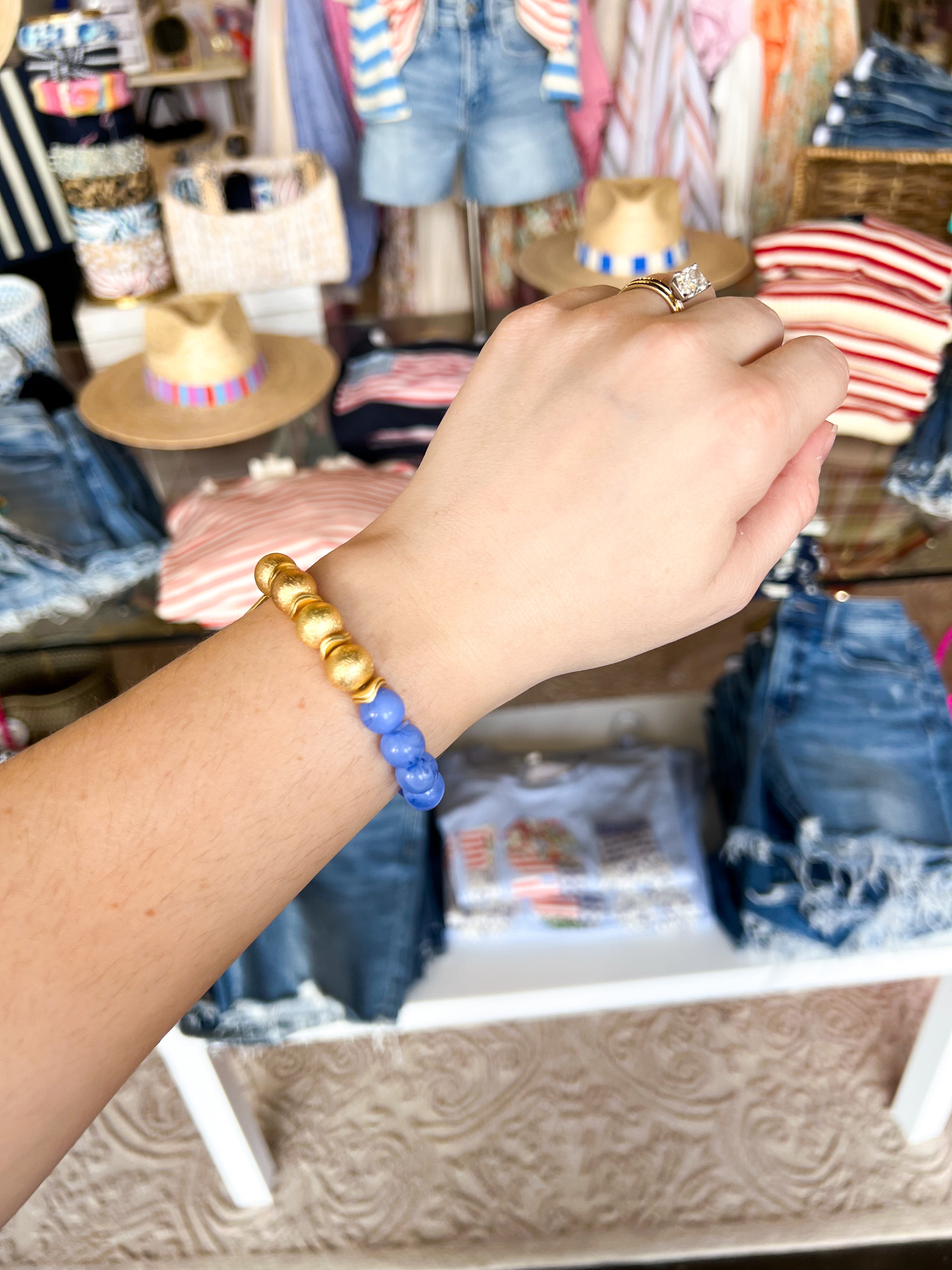 Michelle McDowell - Eden Periwinkle Bracelet-110 Jewelry & Hair-Michelle McDowell-July & June Women's Fashion Boutique Located in San Antonio, Texas